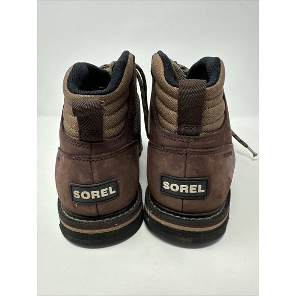 Mens SOREL Madson Sport Hiker Black Waterproof Non-Shell Boots Size 11 Brown - Picture 7 of 12